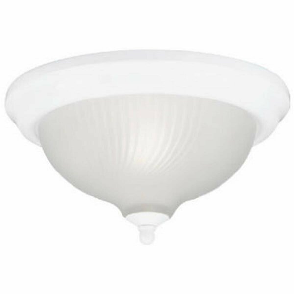 Brightbomb 66378 11.75 in. Single Light White Flush Mount Ceiling Fixture BR3239265